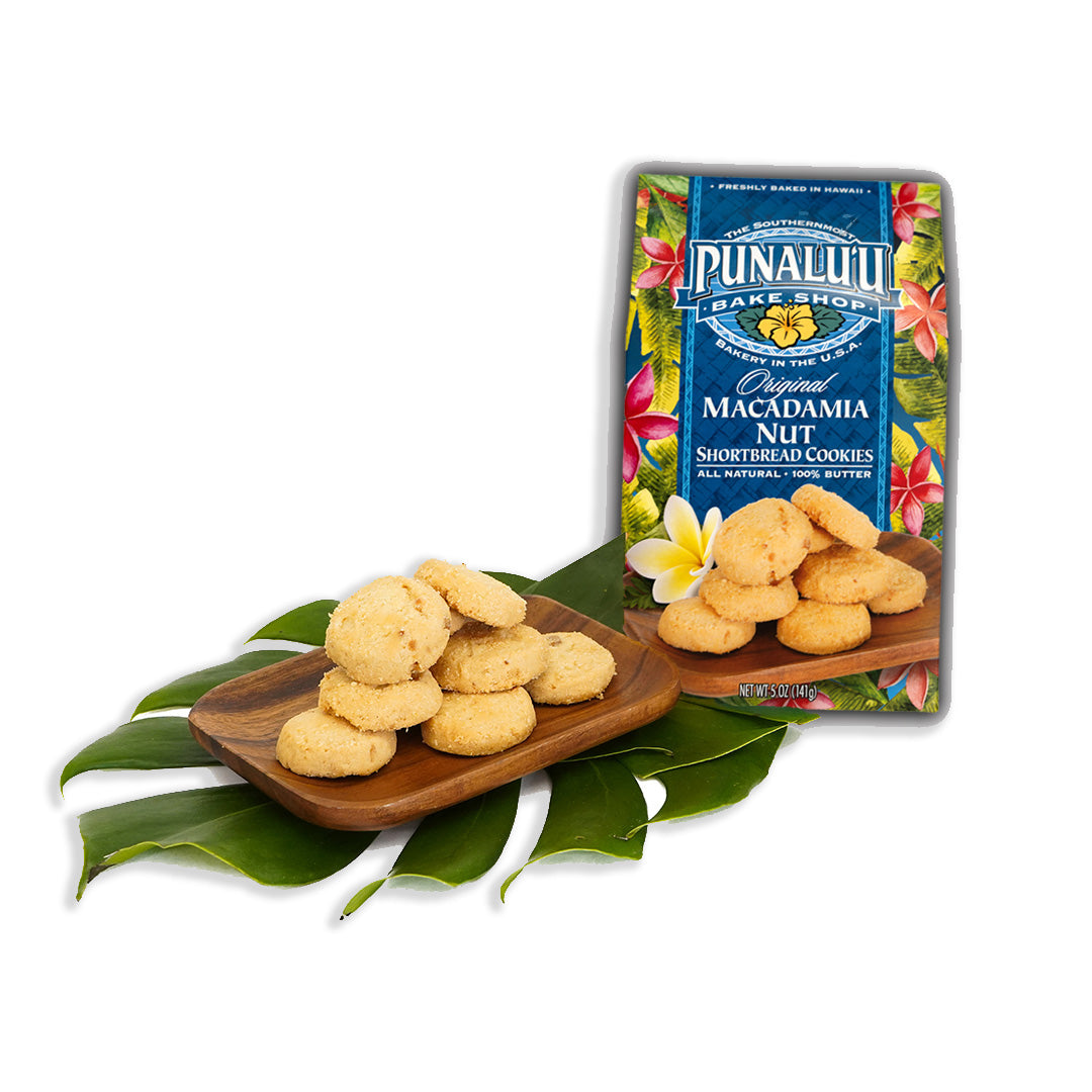 Punaluʻu Macadamia Nut Shortbread Cookies - Box 1 – Punalu'u Bake Shop