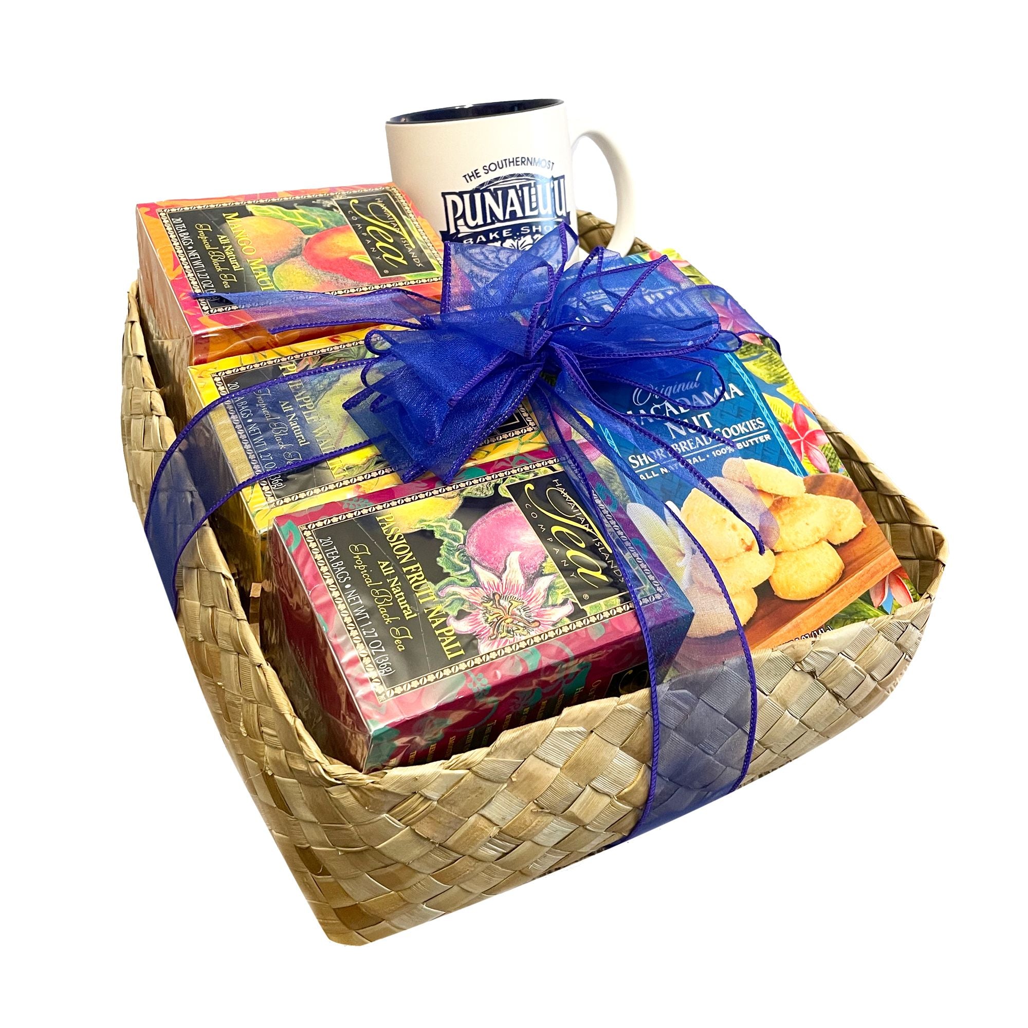Hawaiian Islands Tropical Teas Gift Basket – Punalu'u Bake Shop