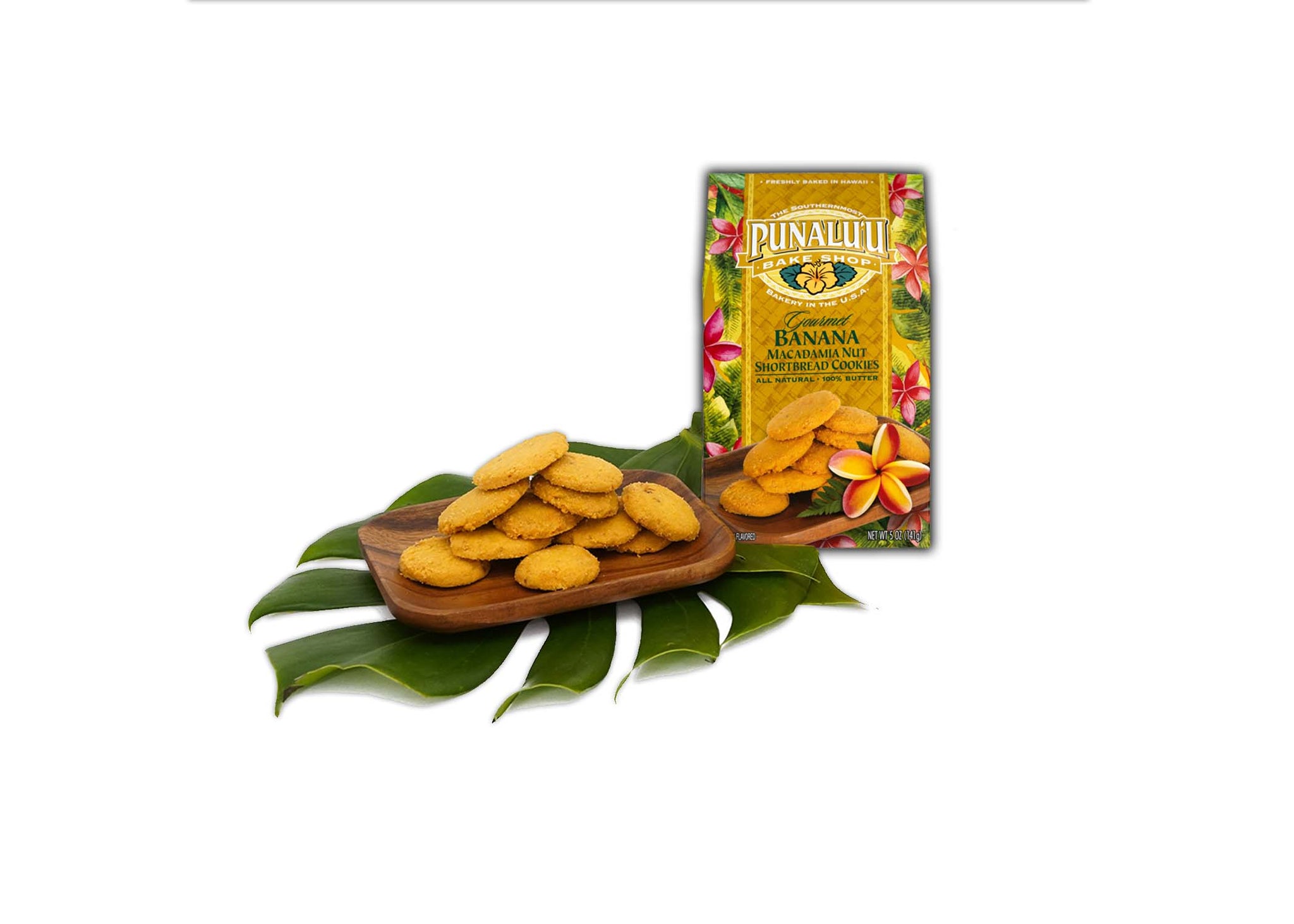 Punaluʻu Macadamia Nut Shortbread Cookies - Box 4