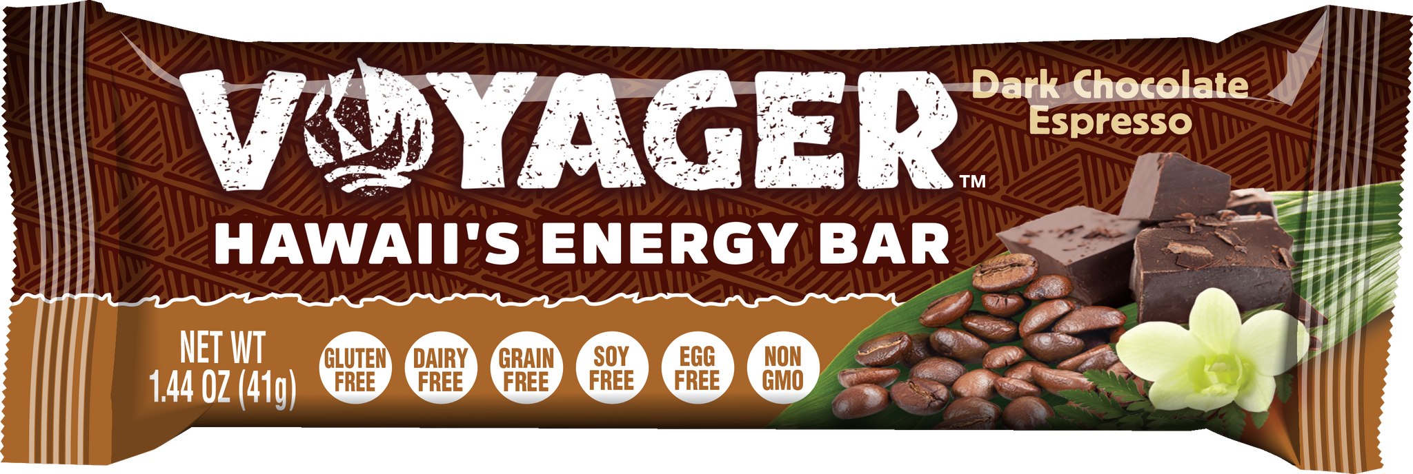 Voyager Energy Bars - Dark Chocolate Espresso 12/41g