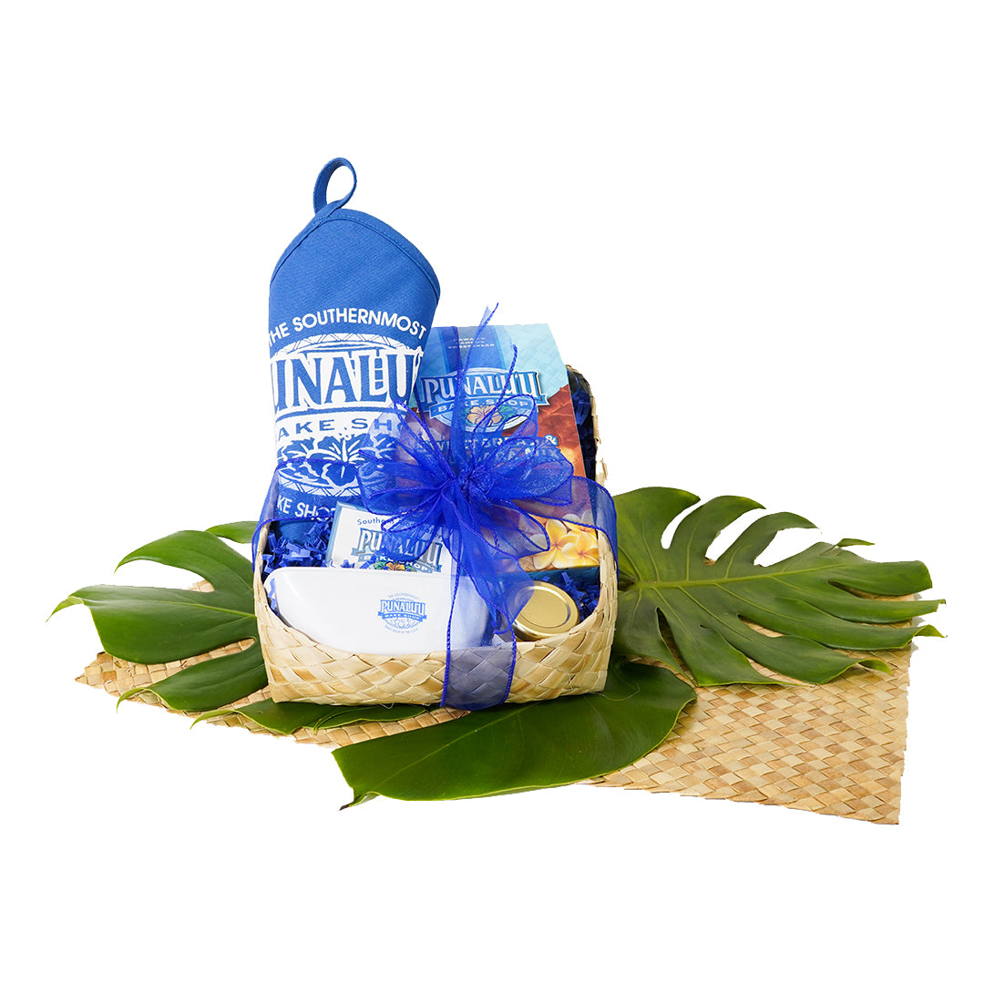 Punalu‘u Sweet Bread & Malasada Home Baking Mix Basket