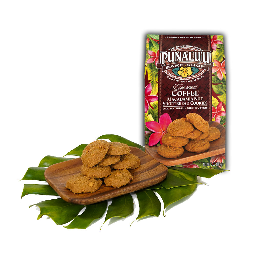 Punaluʻu Macadamia Nut Shortbread Cookies - Box 4