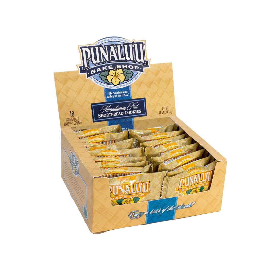 Singleserve Lilikoi Macadamia Nut Shortbread Cookies Punalu‘u Bake Shop